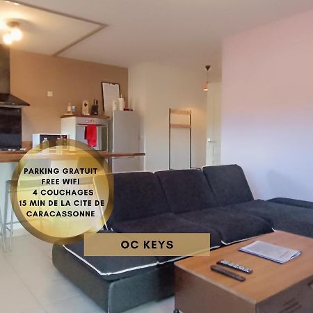 *Le Cocon Bistroquet*Oc.Keys/Terrasse/ Parking Apartamento Carcasona Exterior foto